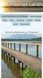 Mobile Screenshot of chiemsee-landhaus.de